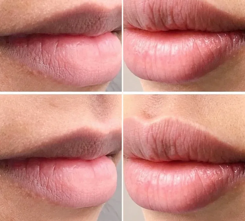 Lips Before and After Treamtment